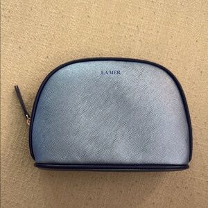 La Mer Blue Cosmetic Pouch